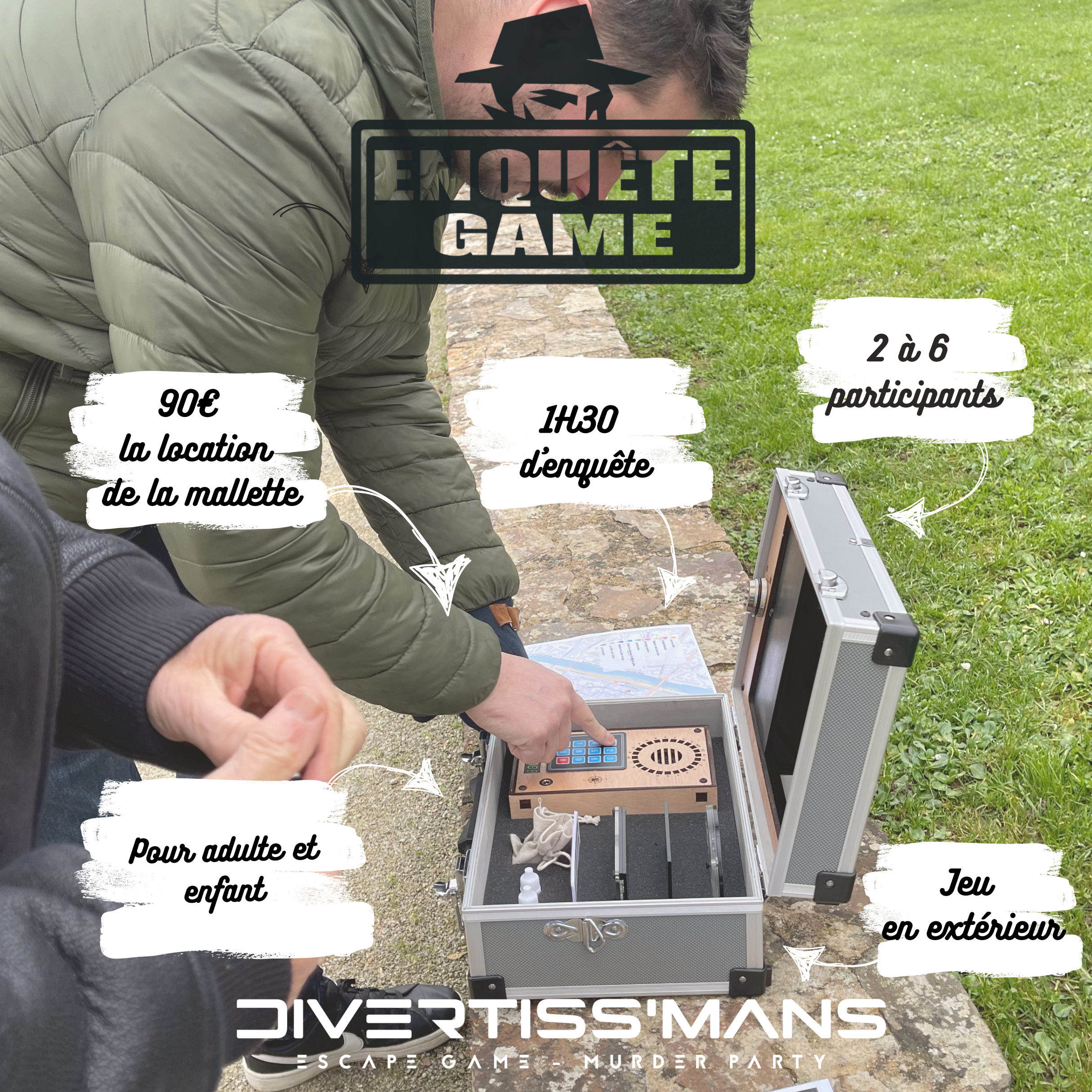 L'enquête Game au mans - Escapes Games au Mans