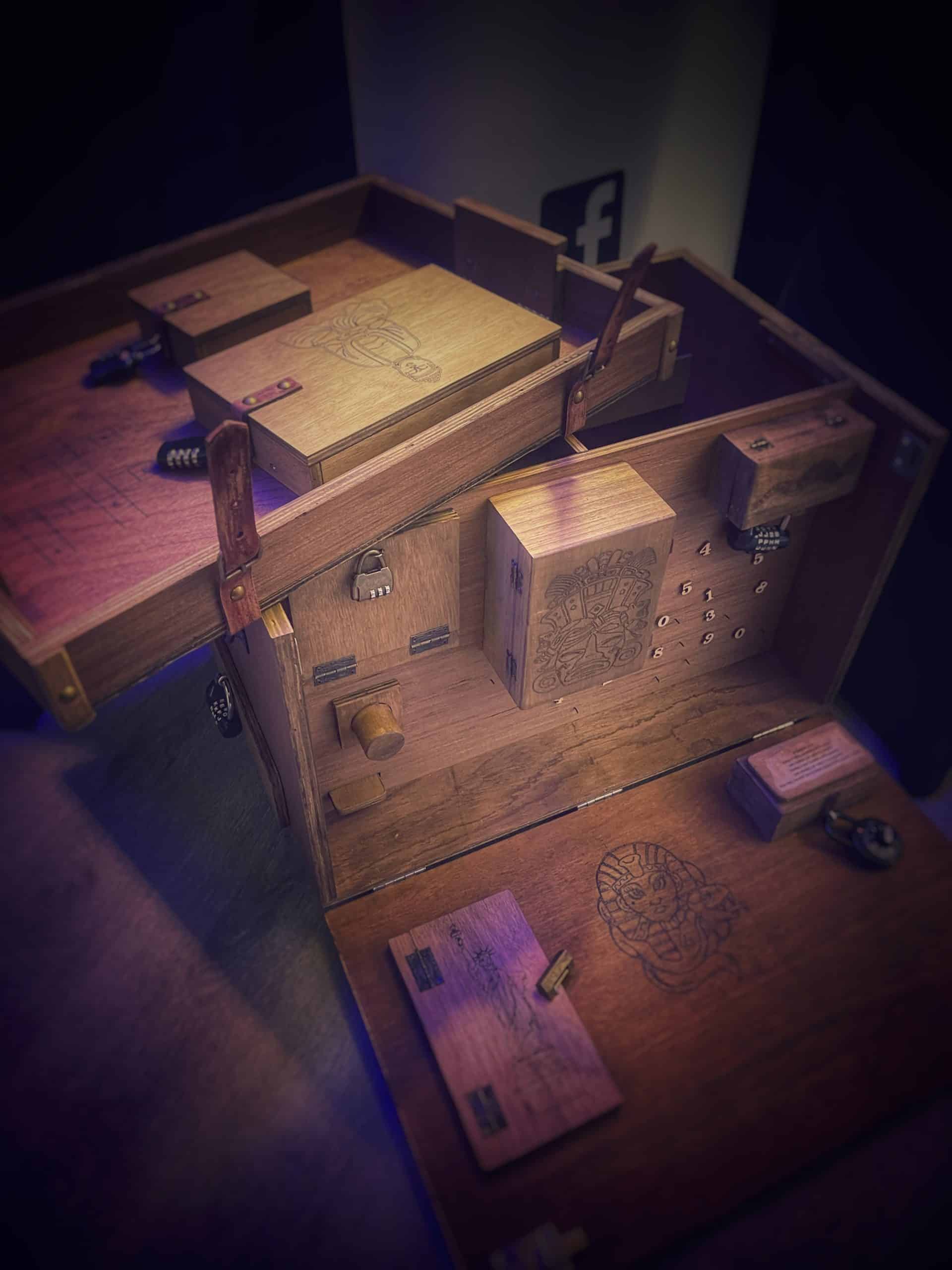 Escape Box enfants Divertiss'Mans coffre et énigmes