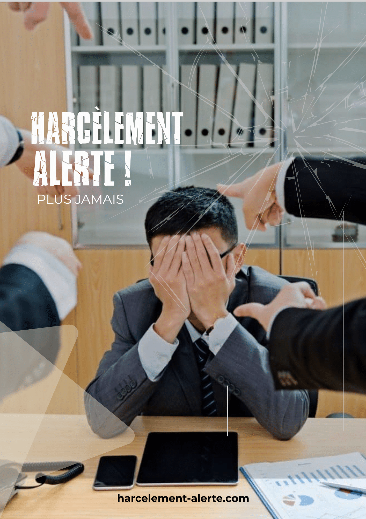 Flyer de présentation du Serious Game harcèlement travail Divertiss'Mans Le Mans Sarthe