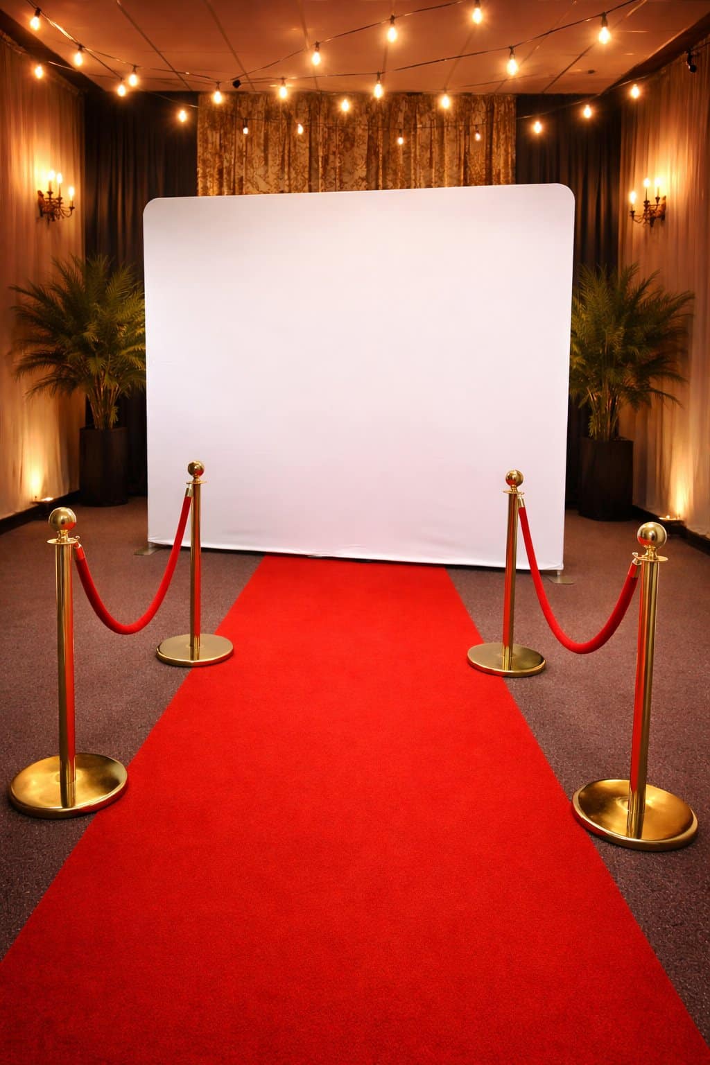 Toile de fond blanche pour photobooth