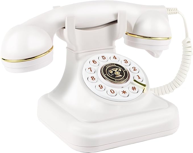 Téléphone vintage livre d'or audio